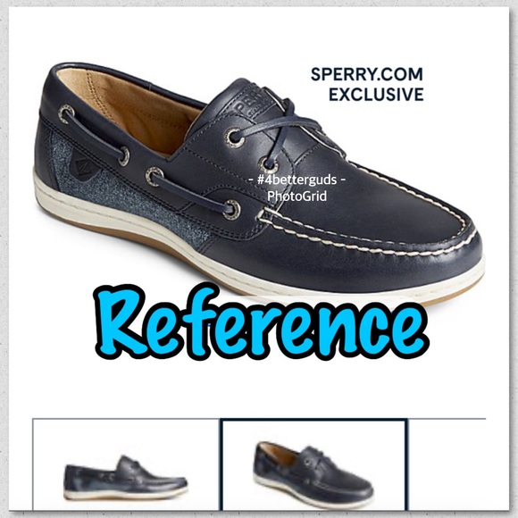 Sperry Iconic Boat Shoe Navy Leather Upper Textured Fabric Contrast K-13 S Sz 9M - Picture 11 of 15